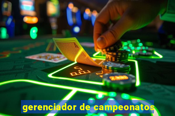 gerenciador de campeonatos